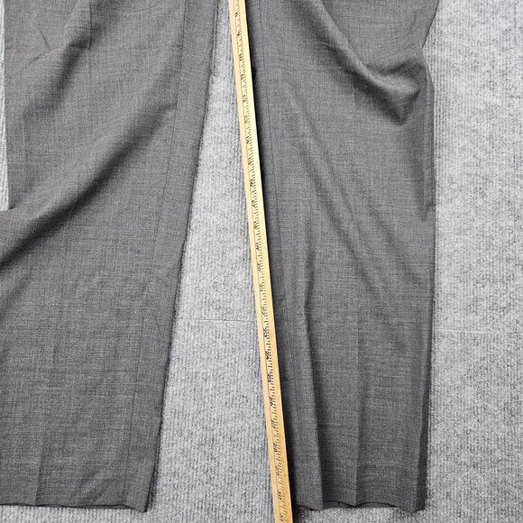 Indochino Dress Pants Mens 40x30 Wool Flat Front Trouser Office Gray Career - Picture 3 of 8